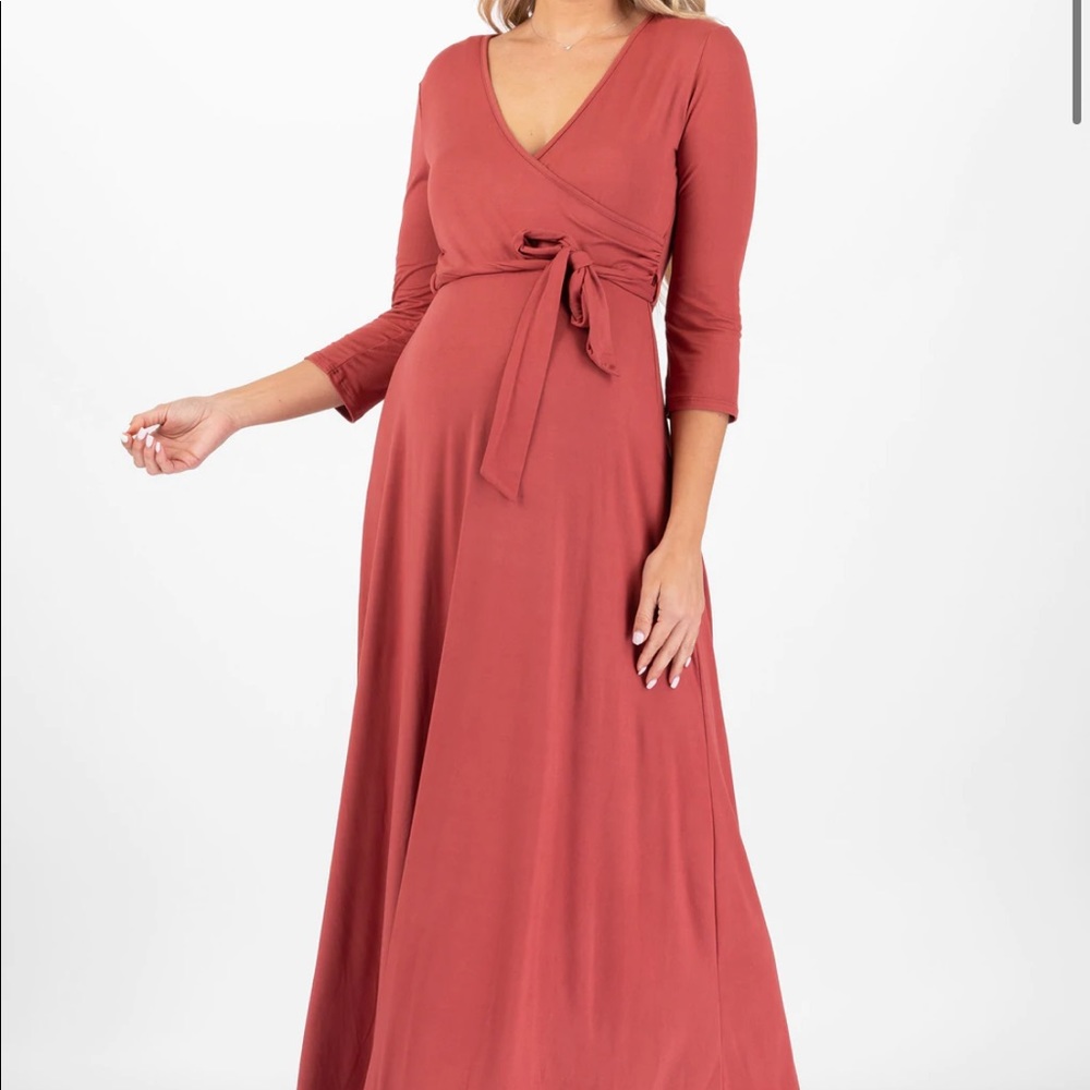 Motherbee maternity wrap dress Large